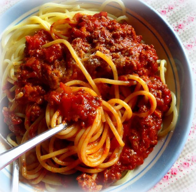 Tagliatelle with Ragu Sauce