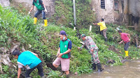 Satgas Sektor 22 Sub 12, Kolaborasi Pembersihan Sungai Cikapundung