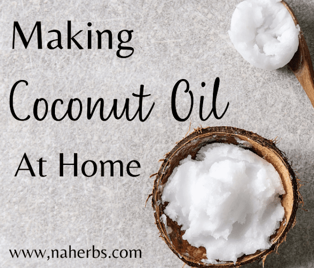 Oil | How to make coconut oil | At home
