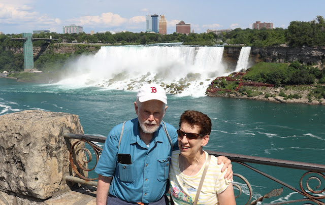 Larry and Lynne at Niagara Falls July 2023