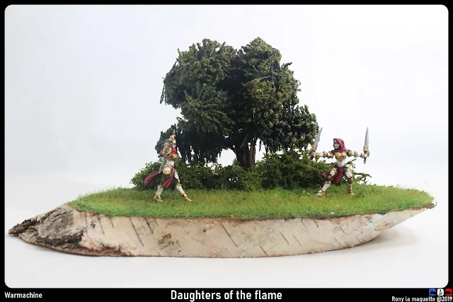 Diorama, Daughters of the flame, Warmachine.