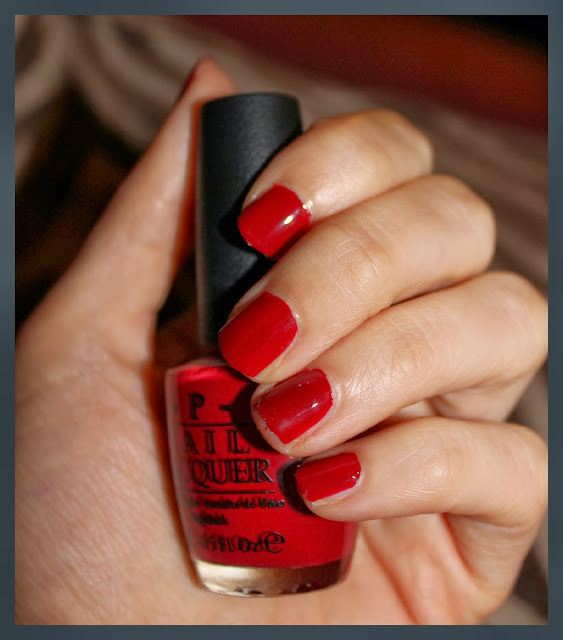 opi nail polish chick flick cherry