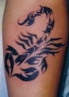 Scorpion Tattoo Tribal
