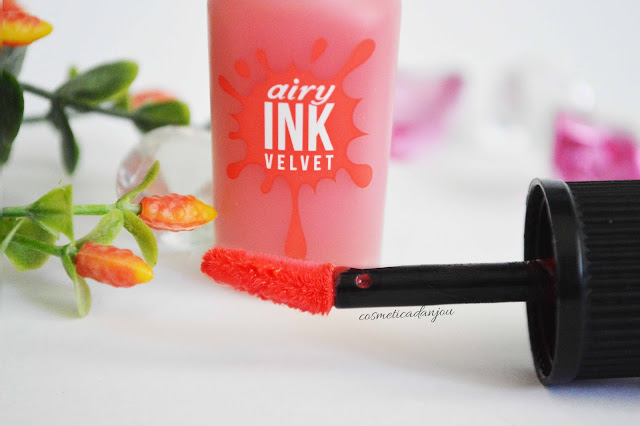 Peripera Airy Ink Velvet #2 Pretty Orange Pink