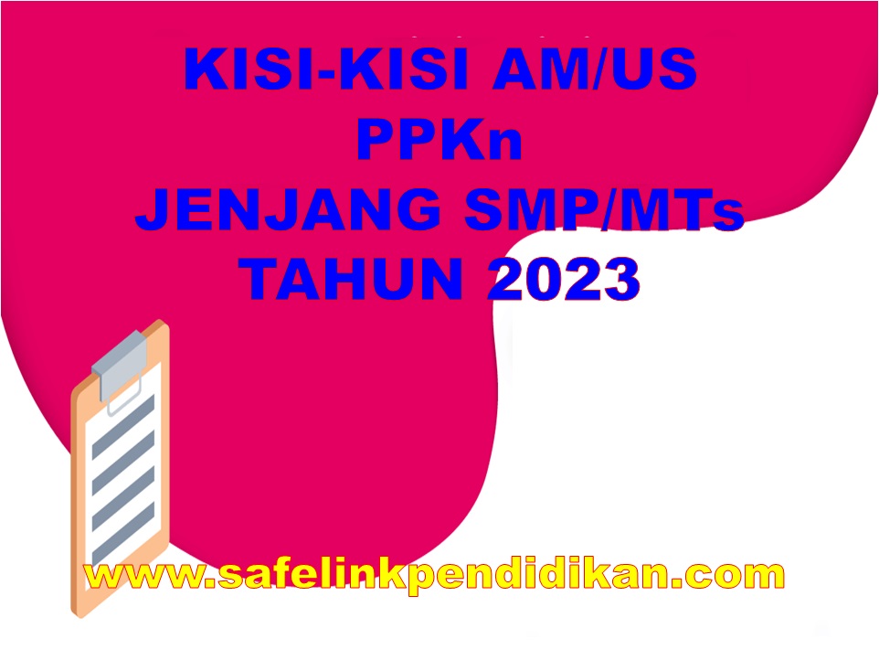 Kisi-kisi AM/US Mapel PPKn