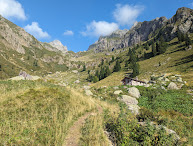 Valle dell'Inferno - looking up toward Pizzo Tre Signori