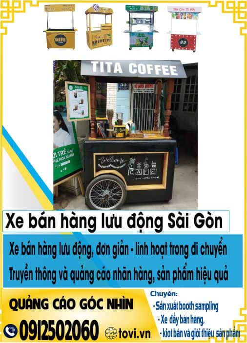 xưởng sản xuất xe bán hàng take away