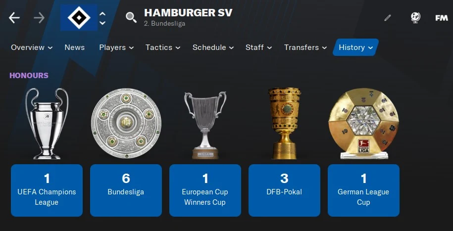 Hamburg SV Football Manager 2021