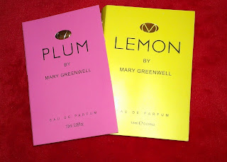 Mary Greenwell PLUM and LEMON EDP samples