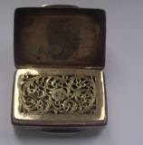 antique solid silver vinaigrette birm 1831 by john bettridge