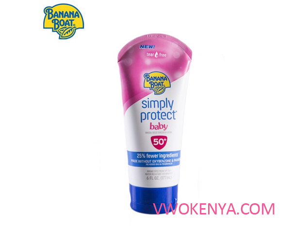 Kem chống nắng Banana Boat Simply Protect Baby Sunscreen Lotion SPF 50+