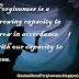 Forgiveness is a growing capacity