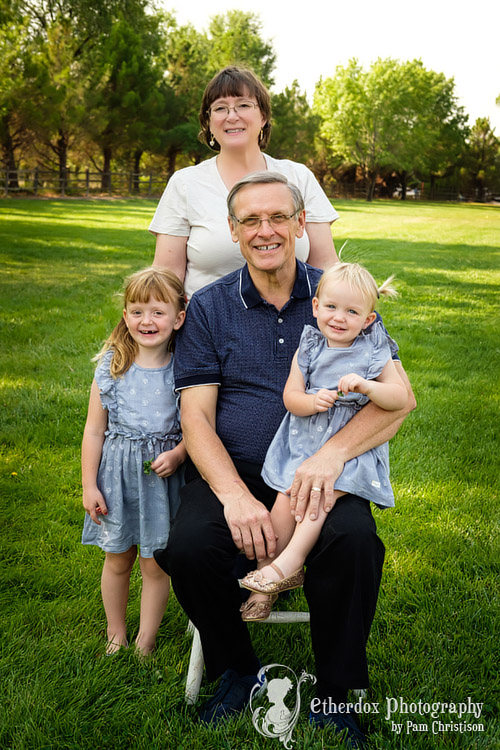 professional portrait of a beautiful family in Albuquerque