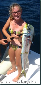 One of First Large Mahi Mahi