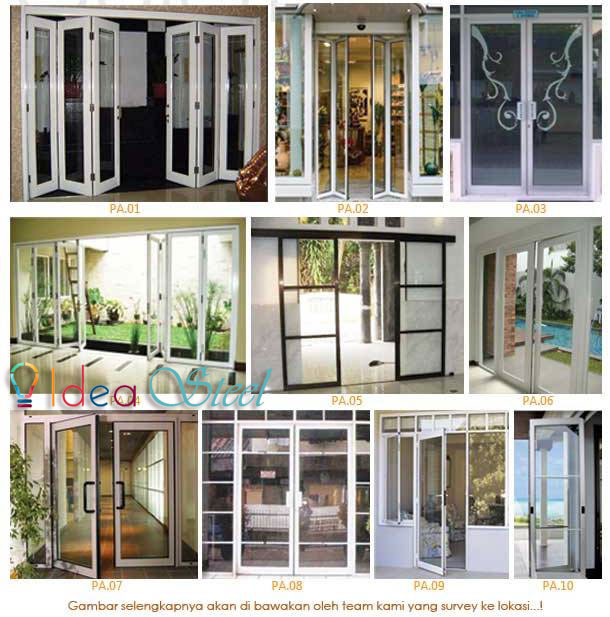  Pintu  Aluminium IDEA STEEL