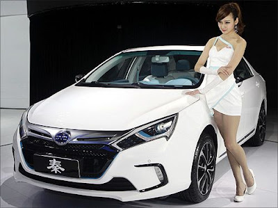 auto luxury, fastest luxury car, sedan, BYD Qin, Beijing auto show