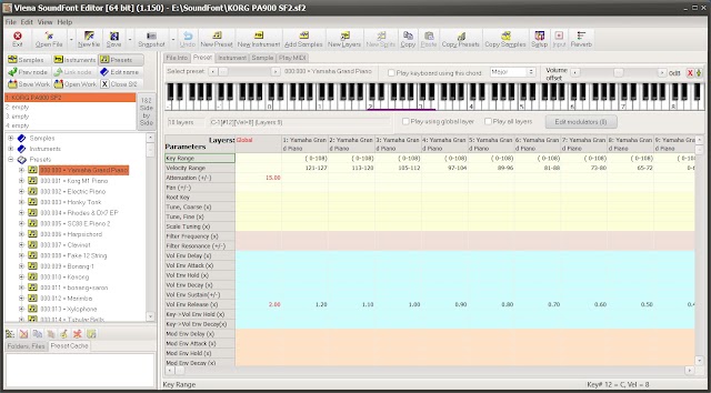 Viena SoundFont Editor v1.150