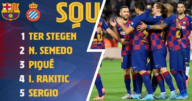 JUST IN: Barcelona Officially announce 23-man squad for Espanyol match - TrendingNaija.com.ng 