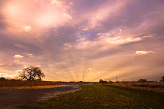 Sonnenuntergang Sturmtief Zeynep Olaf Kerber