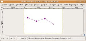 gimp création chemin