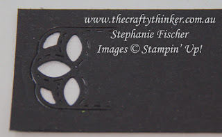 www.thecraftythinker.com.au, Die Cutting Techniques, Stitched Labels, Reducing the length of a die cut, Stampin' Up Australia Demonstrator, Stephanie Fischer, Sydney NSW