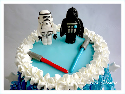 Tarta de crema star wars