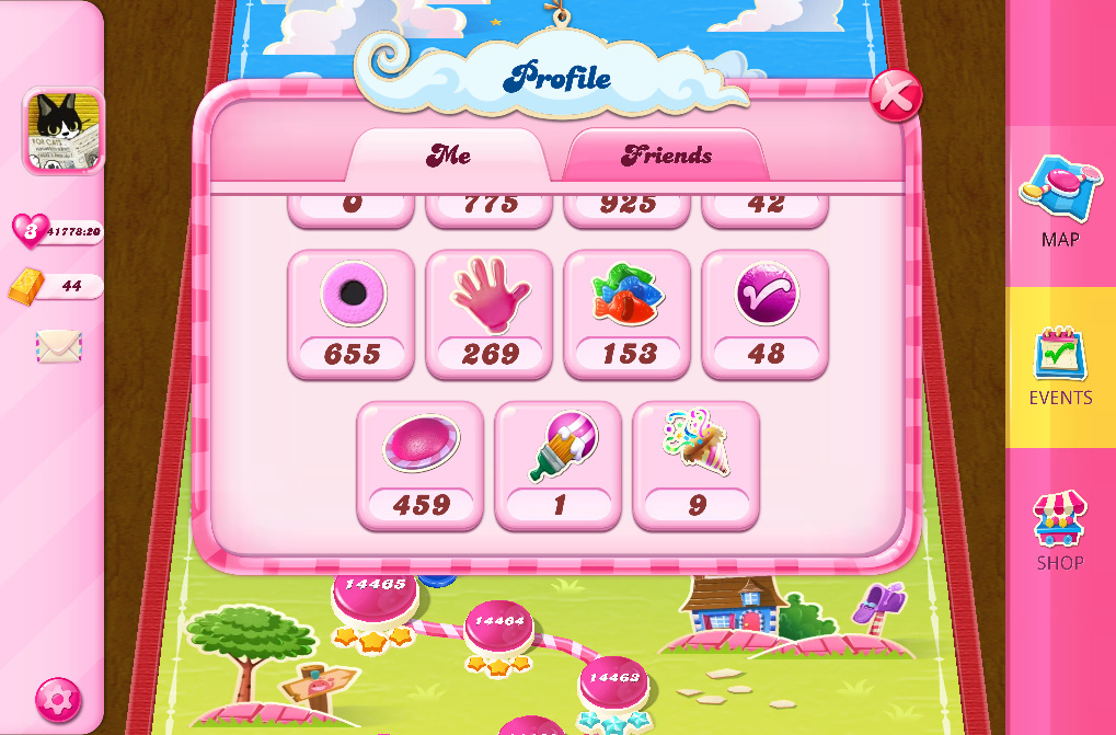 Candy Crush Saga level 14421-14465