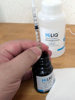 HILIQニコチンベース液(100mg/ml)から0.6ml取り出し