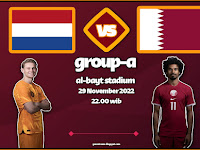 Streaming piala dunia Qatar 2022 gratis. Belanda vs Qatar: gugurnya sang tuan rumah 