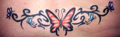 Lower Back Butterfly Tattoo Picture
