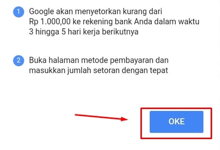 Proses verifikasi rekening AdSense