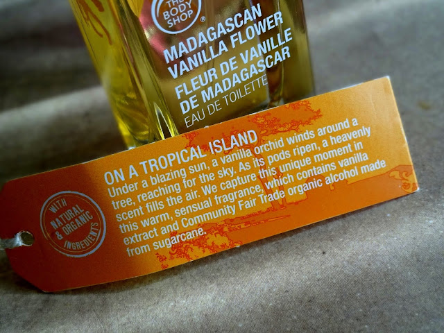 The body shop voyage collection Madagascan Vanilla Flower Fragrance