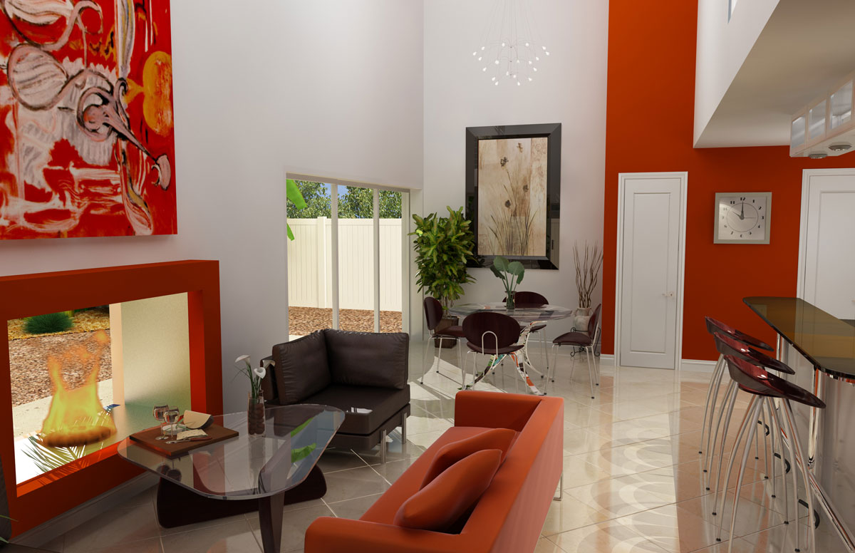 Desain Interior Ruang Tamu Model Rumah Terbaru Minimalis 2014