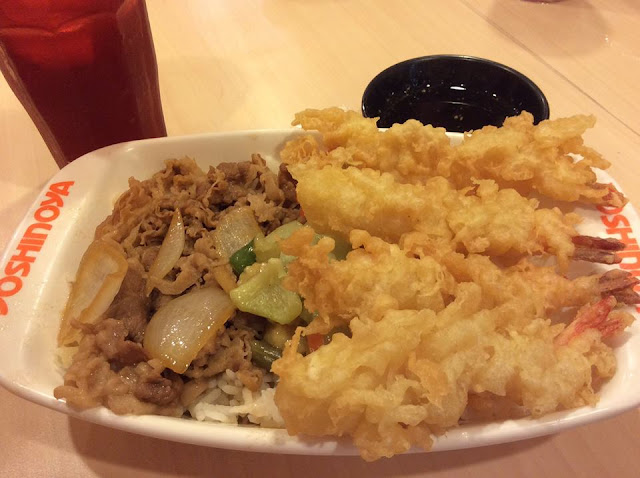  The good for sharing Jumbo Plate C, Beef and Tempura, Php 239.