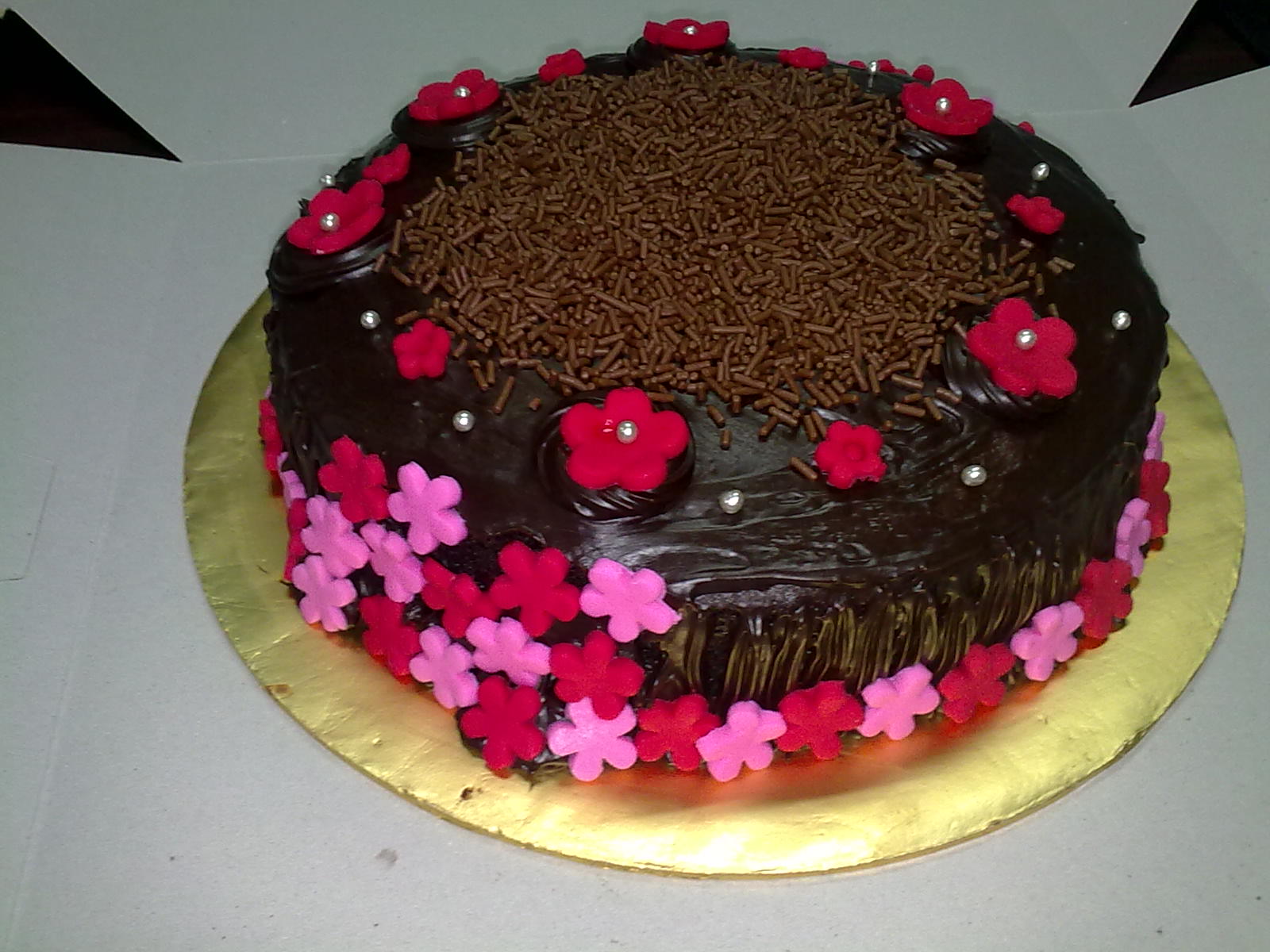 K@mPunG CuPc@K3s: Cake with coklet Ganache topping + fondant