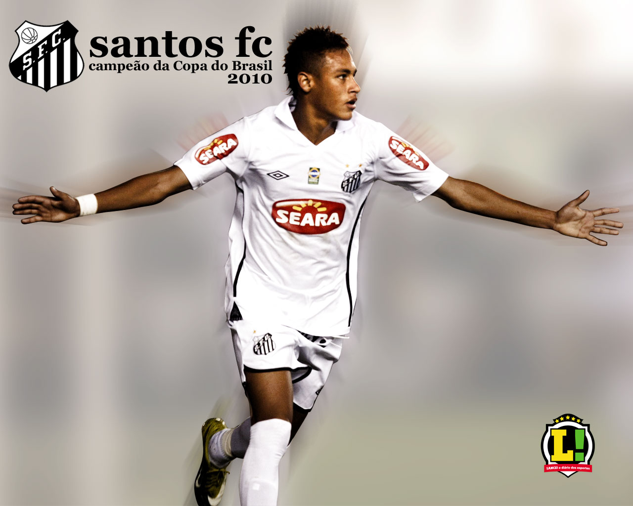 Football Stars: Neymar New 2012 Wallpapers