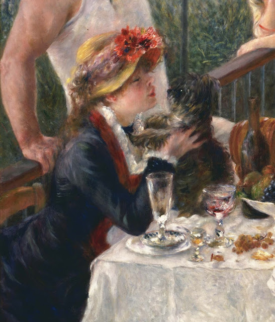 Almuerzo de remeros (detalle), 1881