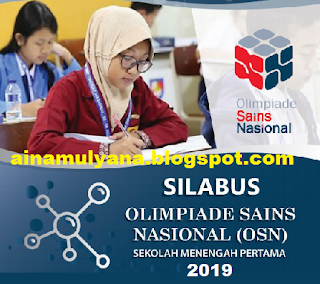 Silabus Olimpiade Sains Nasional SMP tahun  SILABUS OSN SMP TAHUN 2019