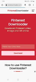 Pinterest Video Downloader APK