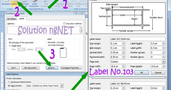 Cara Membuat Format Label Undangan Otomatis - Solution ngNET