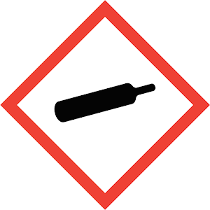 Simbol Kemasan Tabung Gas Bertekanan