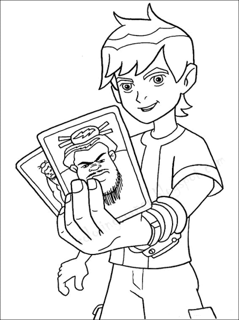 Ben 10 Coloring Sheets