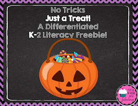 First Grade and Fabulous-Literacy Freebies for Halloween