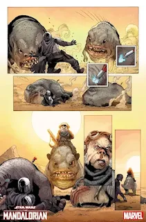 Un primer vistazo a los cómics de Star Wars: The Mandalorian