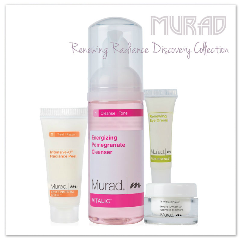 Review: Murad Renewing Radiance Discovery Collection. Vitalic Energizing Pomegranate Cleanser.