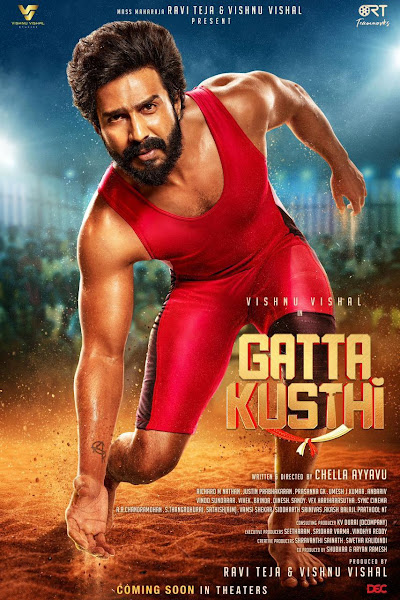 Aishwarya Lekshmi, Vishnu Vishal Upcoming Tamil Movie Gatta Kusthi Out Poster, release date