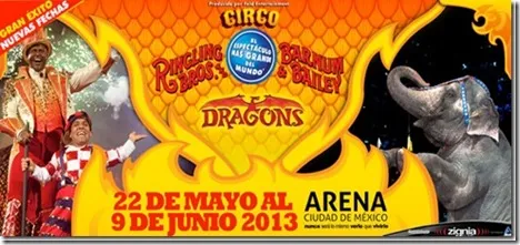 Ringling Bros and Barnum todas las fechas y boletos para el circo en mexico 2013