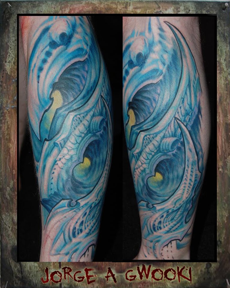 biomechanics tattoos. Jason#39;s iomechanical tattoo