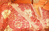 Morris Tulip & Honeysuckle Cushion