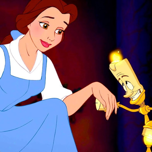 Belle Lumière Beauty and the Beast 1991 animatedfilmreviews.filminspector.com